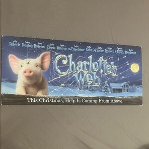 Charlottes Web Ticket 2006 friends family showing 12/9/06 Retro Vintage